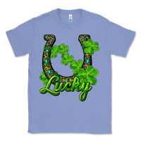 Colony Blue lucky shamrock horseshoe Classic Tee - RanaPortraitStore