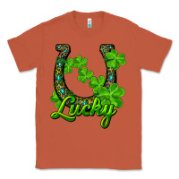Copper lucky shamrock horseshoe Classic Tee - RanaPortraitStore