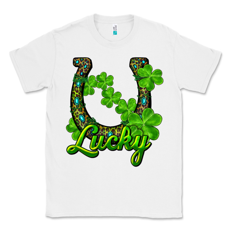 Lucky Shamrock Horseshoe Classic Tee by RanaPortraitStore | Teevron