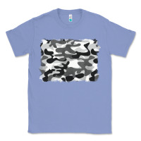 Colony Blue black and white camouflage Classic Tee - BarkalooDesign