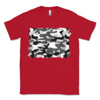 Black And White Camouflage Classic Tee | Teevron
