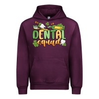 Mauve Wine dental squad Urban Hoodie - MaliasSmallBusiness