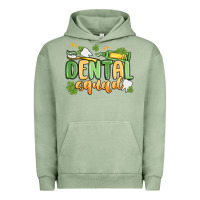 Pigment Oil Green dental squad Urban Hoodie - MaliasSmallBusiness