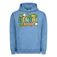 Pigment Pebble Blue dental squad Urban Hoodie - MaliasSmallBusiness