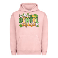 Pigment Salmon dental squad Urban Hoodie - MaliasSmallBusiness