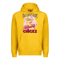 Lemon i'm just here for the chicks Premium Hoodie - MaliasSmallBusiness