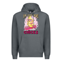 Rock i'm just here for the chicks Premium Hoodie - MaliasSmallBusiness