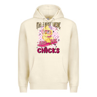 Sandshell i'm just here for the chicks Premium Hoodie - MaliasSmallBusiness