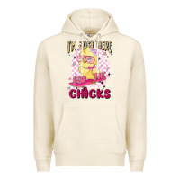 Tofu i'm just here for the chicks Premium Hoodie - MaliasSmallBusiness