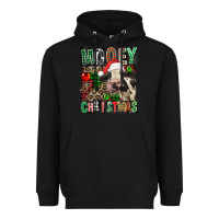 Black Mooey christmas Heavyweight Hoodie - FaDigitalArtStudio
