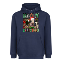 Navy Mooey christmas Heavyweight Hoodie - FaDigitalArtStudio