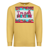 Antique Gold i'm a survivor Premium Sweatshirt - JahusDesignShop