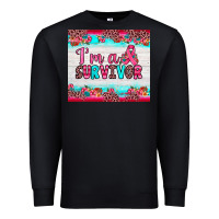 Black i'm a survivor Premium Sweatshirt - JahusDesignShop