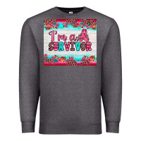 Charcoal Heather i'm a survivor Premium Sweatshirt - JahusDesignShop
