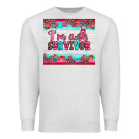 Oatmeal Heather i'm a survivor Premium Sweatshirt - JahusDesignShop