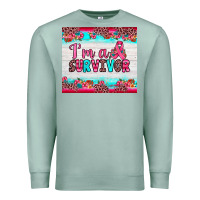 Seafoam i'm a survivor Premium Sweatshirt - JahusDesignShop