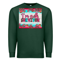 Sports Green i'm a survivor Premium Sweatshirt - JahusDesignShop