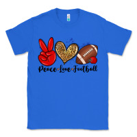 True Royal peace love football Classic Tee - Zillion Design Studio
