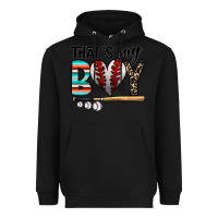 Black baseball Heavyweight Hoodie - CowhideDigitalArt