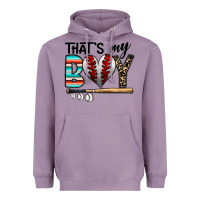 Lavender baseball Heavyweight Hoodie - CowhideDigitalArt
