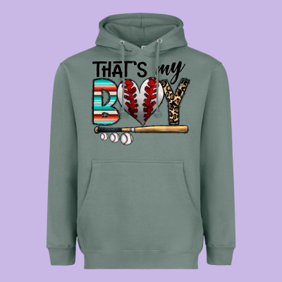 Baseball Heavyweight Hoodie Designed By Cowhidedigitalart