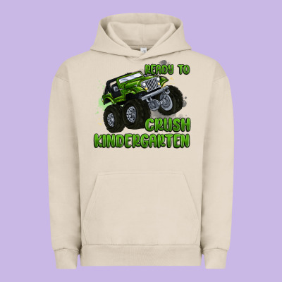 Ready To Crush Kindergarten Urban Hoodie Designed By Maliassmallbusiness