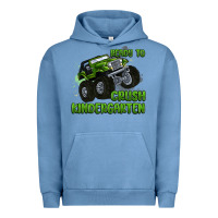 Pigment Pebble Blue ready to crush kindergarten Urban Hoodie - MaliasSmallBusiness