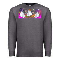 Charcoal Heather cutes ghosts libbey glass Premium Sweatshirt - BundleAndBundleShop