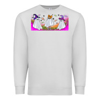 Dove Grey cutes ghosts libbey glass Premium Sweatshirt - BundleAndBundleShop