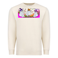 Sandshell cutes ghosts libbey glass Premium Sweatshirt - BundleAndBundleShop