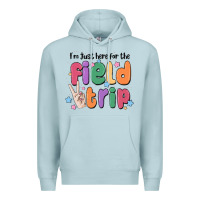 Blue Mist i'm just here for the field trip Premium Hoodie - MaliasSmallBusiness