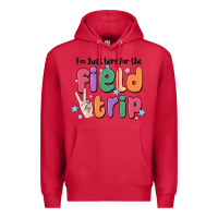 Cardinal i'm just here for the field trip Premium Hoodie - MaliasSmallBusiness