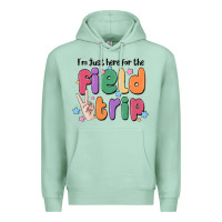 Seafoam i'm just here for the field trip Premium Hoodie - MaliasSmallBusiness