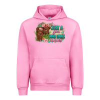 Fuchsia Pink just a girl who loves cows Urban Hoodie - MaliasSmallBusiness