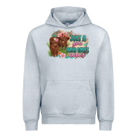 Heather Grey just a girl who loves cows Urban Hoodie - MaliasSmallBusiness
