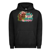 Pigment Black just a girl who loves cows Urban Hoodie - MaliasSmallBusiness