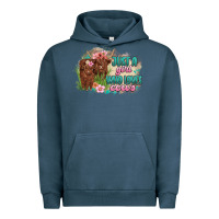 Pigment Midnight Navy just a girl who loves cows Urban Hoodie - MaliasSmallBusiness