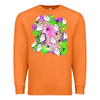 Carrot ghost halloween patch Premium Sweatshirt - BundleAndBundleShop