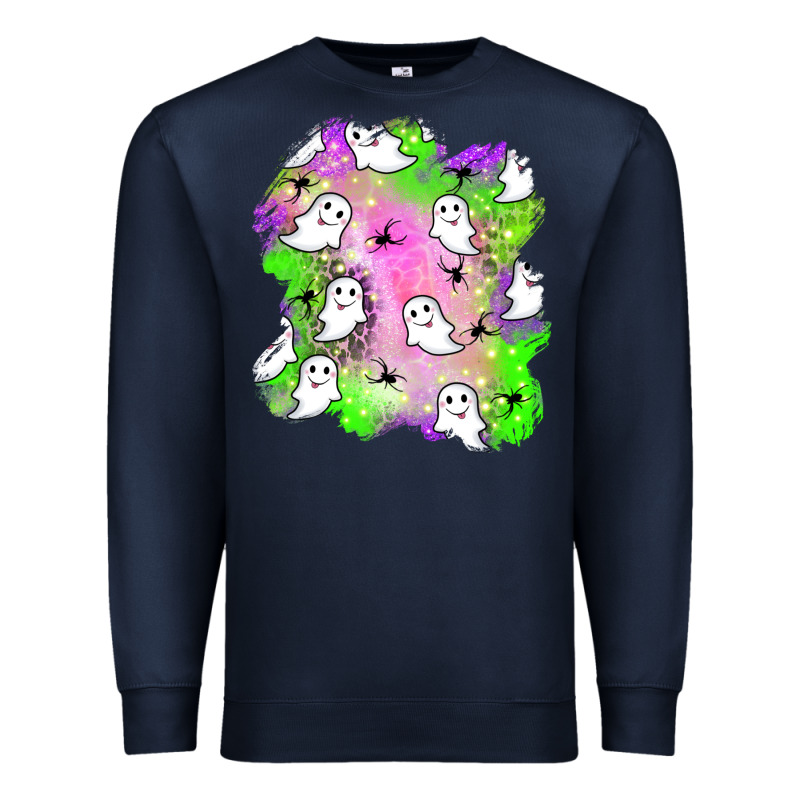 Ghost Halloween Patch Premium Sweatshirt by BundleAndBundleShop | Teevron