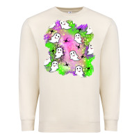 Sandshell ghost halloween patch Premium Sweatshirt - BundleAndBundleShop