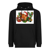 Black christmas heifer joy Heavyweight Hoodie - FaDigitalArtStudio