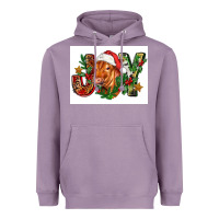 Lavender christmas heifer joy Heavyweight Hoodie - FaDigitalArtStudio