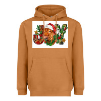Meerkat christmas heifer joy Heavyweight Hoodie - FaDigitalArtStudio