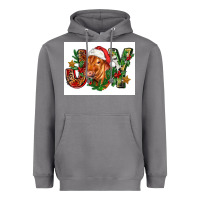 Storm christmas heifer joy Heavyweight Hoodie - FaDigitalArtStudio
