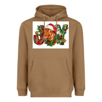Toasted Coconut christmas heifer joy Heavyweight Hoodie - FaDigitalArtStudio
