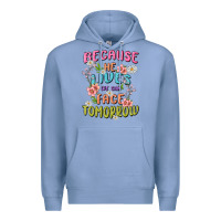 Colony Blue because he lives face tomorrow Premium Hoodie - MaliasSmallBusiness
