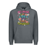 Rock because he lives face tomorrow Premium Hoodie - MaliasSmallBusiness