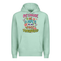 Seafoam because he lives face tomorrow Premium Hoodie - MaliasSmallBusiness