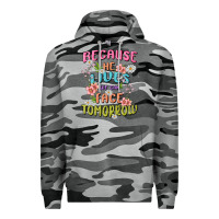 Slate Camo because he lives face tomorrow Premium Hoodie - MaliasSmallBusiness