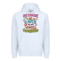 White because he lives face tomorrow Premium Hoodie - MaliasSmallBusiness